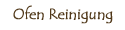 Menu Button: Reinigung